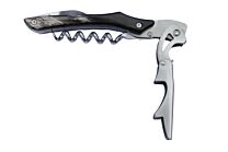 Terroir Laguiole Hoorn zwart in doosje met lederen foedraal