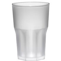 FROSTED GLASS TUMBLER ROCK PP 400 cc (5)