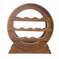 Wijnrek Merlot 2 gebeitst gelakt