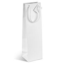 Sac de luxe blanc mat + cordes + carte 1 Magnum