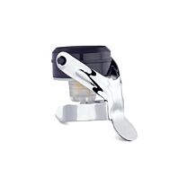 Bouchon de Champagne chromé/noir 1920