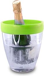 PWC ICE BUCKET Silicone transparent + bord vert