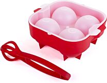 Cocktailset DUO (XXL Ballen + tang) Rood
