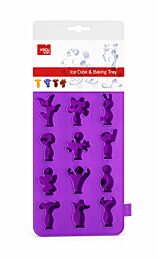 Vacu Vin - Ice Cube Tray Party People (paars)