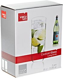 Vacu Vin - Cocktail Glass - Longdrink (set van 2)
