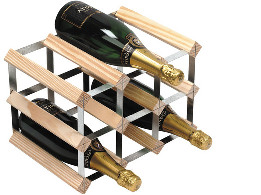 Wijnrekken in staal en in metaal